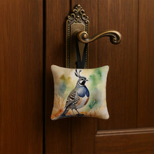 Load image into Gallery viewer, California Quail Hanging Square Fabric Ornament 3.5 × 3.5