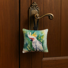 Load image into Gallery viewer, Cockatoo Hanging Square Fabric Ornament 3.5 × 3.5