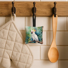 Load image into Gallery viewer, Cockatoo Hanging Square Fabric Ornament 3.5 × 3.5