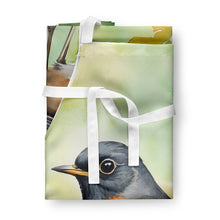 Load image into Gallery viewer, Connecticut American Robin Apron – Artist-Designed Kitchen, BBQ &amp; Craft Apron