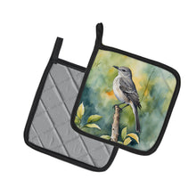 Load image into Gallery viewer, Florida Northern Mockingbird Pot Holders - Set of 2 Decorative Kitchen Helpers | Made in the USA