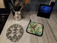 Load image into Gallery viewer, Georgia Brown Thrasher Pot Holders - Set of 2 Decorative Kitchen Helpers | Made in the USA