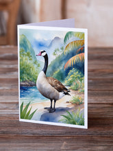 Load image into Gallery viewer, Hawaii Hawaiian Goose Greeting Cards - Blank Note Cards – 8-Pack of Artist-Designed Cards with Envelopes