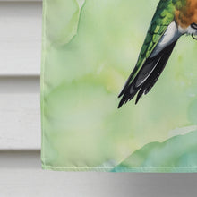 Load image into Gallery viewer, Rubythroated Hummingbird House Flag