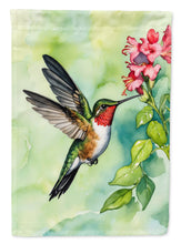 Load image into Gallery viewer, Rubythroated Hummingbird Garden Flag –  Garden Flag by Caroline's Treasures