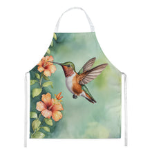 Load image into Gallery viewer, Rufous Hummingbird Apron – Artist-Designed Kitchen, BBQ &amp; Craft Apron