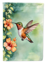 Load image into Gallery viewer, Rufous Hummingbird Garden Flag –  Garden Flag by Caroline's Treasures