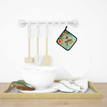 Load image into Gallery viewer, Rufous Hummingbird Pot Holders - Set of 2 Decorative Kitchen Helpers | Made in the USA