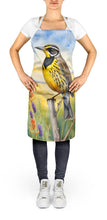 Load image into Gallery viewer, Kansas Western Meadowlark Apron – Artist-Designed Kitchen, BBQ &amp; Craft Apron