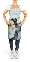 Load image into Gallery viewer, Minnesota Common Loon Apron – Artist-Designed Kitchen, BBQ &amp; Craft Apron