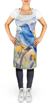 Load image into Gallery viewer, Nevada Mountain Bluebird Apron – Artist-Designed Kitchen, BBQ &amp; Craft Apron