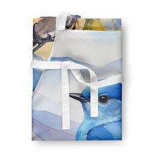 Load image into Gallery viewer, Nevada Mountain Bluebird Apron – Artist-Designed Kitchen, BBQ &amp; Craft Apron