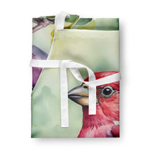 Load image into Gallery viewer, New Hampshire Purple Finch Apron – Artist-Designed Kitchen, BBQ &amp; Craft Apron