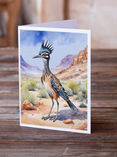 Load image into Gallery viewer, New Mexico Greater Roadrunner Greeting Cards - Blank Note Cards – 8-Pack of Artist-Designed Cards with Envelopes