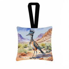 Load image into Gallery viewer, New Mexico Greater Roadrunner Hanging Square Fabric Ornament 3.5 × 3.5