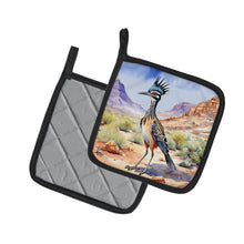 Load image into Gallery viewer, New Mexico Greater Roadrunner Pot Holders - Set of 2 Decorative Kitchen Helpers | Made in the USA