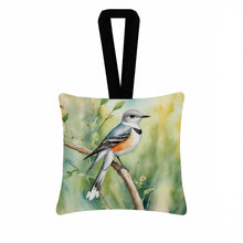 Load image into Gallery viewer, Oklahoma Scissortailed Flycatcher Hanging Square Fabric Ornament 3.5 × 3.5