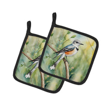 Load image into Gallery viewer, Oklahoma Scissortailed Flycatcher Pot Holders - Set of 2 Decorative Kitchen Helpers | Made in the USA