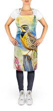 Load image into Gallery viewer, Oregon Western Meadowlark Apron – Artist-Designed Kitchen, BBQ &amp; Craft Apron
