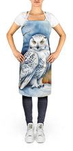 Load image into Gallery viewer, Snowy Owl Apron – Artist-Designed Kitchen, BBQ &amp; Craft Apron