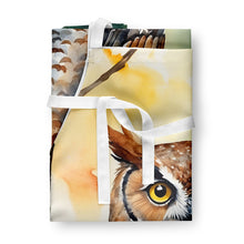Load image into Gallery viewer, Eastern Screech Owl Apron – Artist-Designed Kitchen, BBQ &amp; Craft Apron