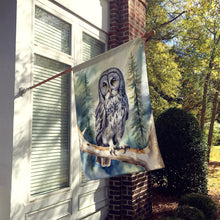 Load image into Gallery viewer, Great Gray Owl House Flag