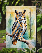 Load image into Gallery viewer, Great Horned Owl Garden Flag –  Garden Flag by Caroline's Treasures