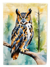 Load image into Gallery viewer, Great Horned Owl Garden Flag –  Garden Flag by Caroline's Treasures