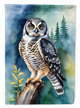 Load image into Gallery viewer, Northern Hawk Owl House Flag