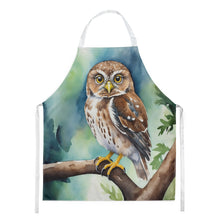Load image into Gallery viewer, Northern Pygmy Owl Apron – Artist-Designed Kitchen, BBQ &amp; Craft Apron