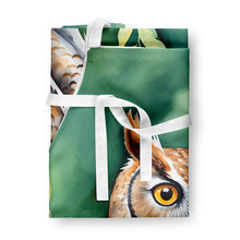 Load image into Gallery viewer, Western Screech Owl Apron – Artist-Designed Kitchen, BBQ &amp; Craft Apron
