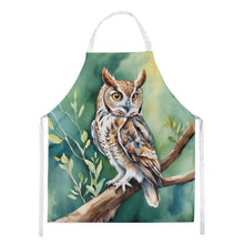 Load image into Gallery viewer, Western Screech Owl Apron – Artist-Designed Kitchen, BBQ &amp; Craft Apron
