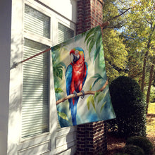 Load image into Gallery viewer, Macaw Parrot House Flag