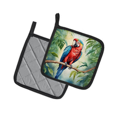 Load image into Gallery viewer, Macaw Parrot Pot Holders - Set of 2 Decorative Kitchen Helpers | Made in the USA