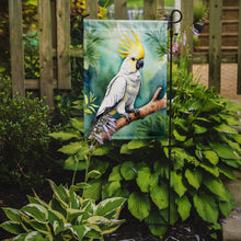 Load image into Gallery viewer, Sulphurcrested Cockatoo Garden Flag –  Garden Flag by Caroline's Treasures