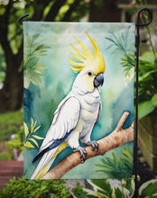 Load image into Gallery viewer, Sulphurcrested Cockatoo Garden Flag –  Garden Flag by Caroline's Treasures