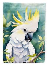 Load image into Gallery viewer, Sulphurcrested Cockatoo Garden Flag –  Garden Flag by Caroline's Treasures