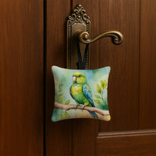 Load image into Gallery viewer, Parrotlet Hanging Square Fabric Ornament 3.5 × 3.5