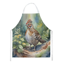 Load image into Gallery viewer, Pennsylvania Ruffed Grouse Apron – Artist-Designed Kitchen, BBQ &amp; Craft Apron