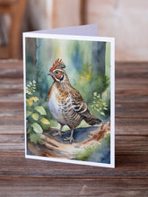 Load image into Gallery viewer, Pennsylvania Ruffed Grouse Greeting Cards - Blank Note Cards – 8-Pack of Artist-Designed Cards with Envelopes