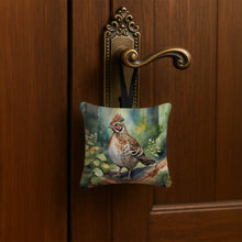 Load image into Gallery viewer, Pennsylvania Ruffed Grouse Hanging Square Fabric Ornament 3.5 × 3.5