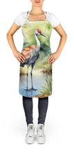 Load image into Gallery viewer, Sandhill Crane Apron – Artist-Designed Kitchen, BBQ &amp; Craft Apron