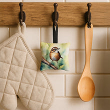 Load image into Gallery viewer, South Carolina Wren Hanging Square Fabric Ornament 3.5 × 3.5