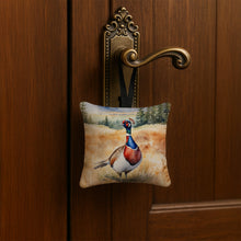 Load image into Gallery viewer, South Dakota Ringnecked Pheasant Hanging Square Fabric Ornament 3.5 × 3.5