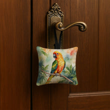 Load image into Gallery viewer, Sun Conure Hanging Square Fabric Ornament 3.5 × 3.5