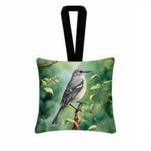 Load image into Gallery viewer, Tennessee Northern Mockingbird Hanging Square Fabric Ornament 3.5 × 3.5
