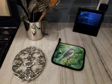 Load image into Gallery viewer, Tennessee Northern Mockingbird Pot Holders - Set of 2 Decorative Kitchen Helpers | Made in the USA
