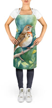 Load image into Gallery viewer, Vermont Hermit Thrush Apron – Artist-Designed Kitchen, BBQ &amp; Craft Apron