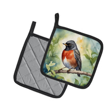 Load image into Gallery viewer, Wisconsin American Robin Pot Holders - Set of 2 Decorative Kitchen Helpers | Made in the USA