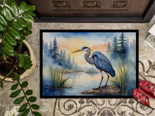 Load image into Gallery viewer, Blue Heron Emerging as the day fades Doormat-24x36 Indoor / Outdoor Rug | Made in USA